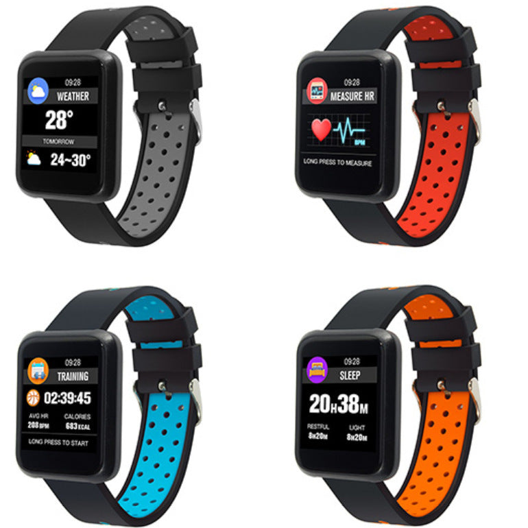 Compatible con Apple, COLMI Sport3 Reloj Inteligente Hombres Presión Arterial IP68 Impermeable Fitness Tracker Reloj Reloj Inteligente para Dispositivos Portátiles IOS Android