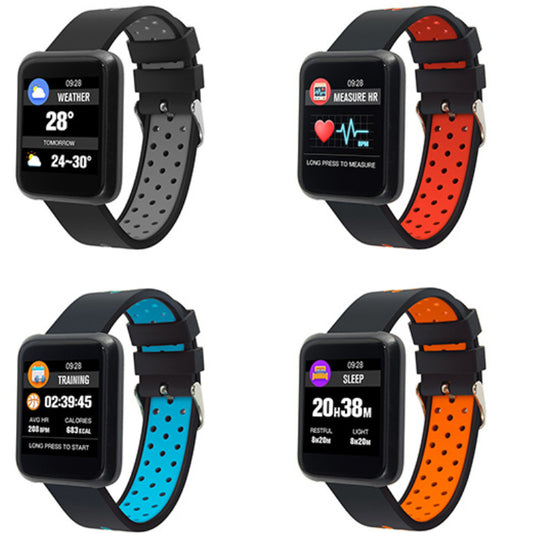 Compatible avec Apple, COLMI Sport3 Montre intelligente pour homme Pression artérielle IP68 Étanche Fitness Tracker Horloge Smartwatch pour appareils portables IOS Android