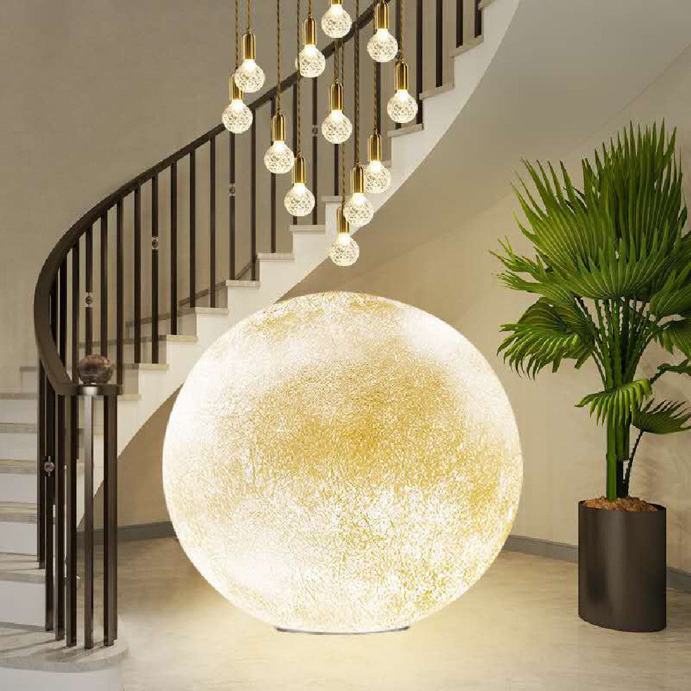 Lampadaire Lune Simple et Moderne