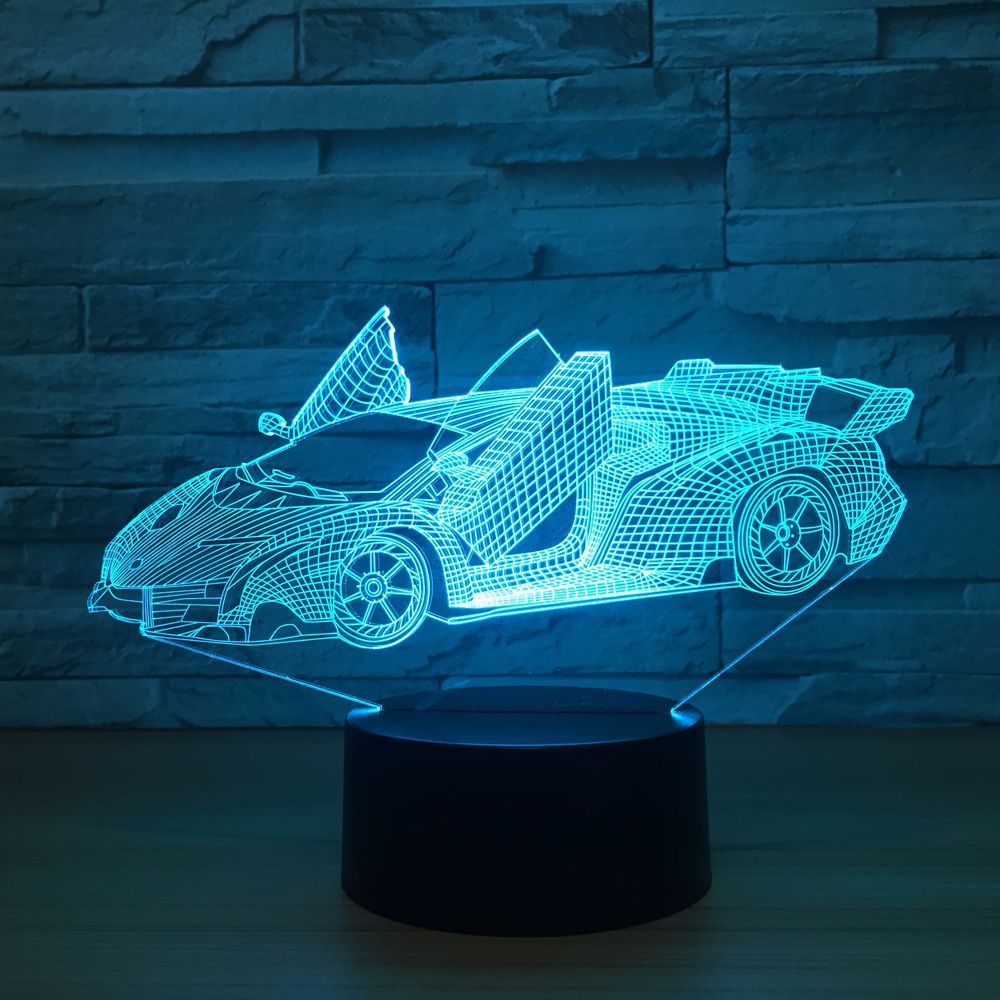 Luz nocturna 3D Lamborghini