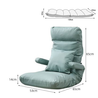 Coussin pliant domestique simple de couleur unie