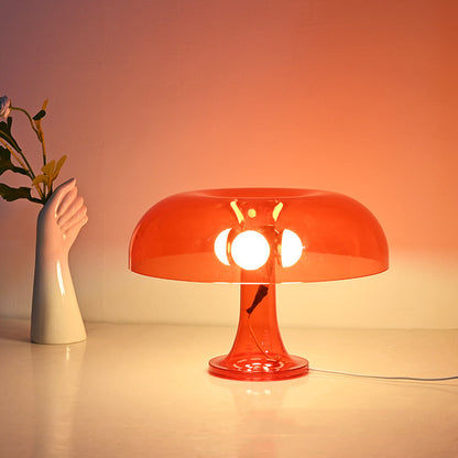 Lampe de table d’éclairage décoratif de champignon minimaliste moderne