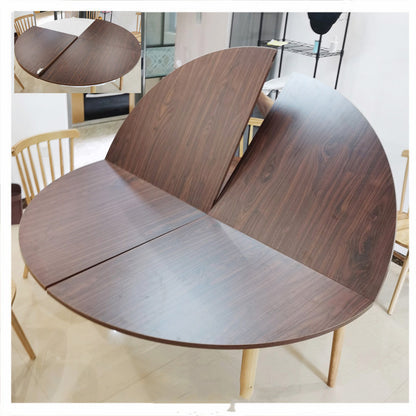 New 4-point Folding Round Table Home