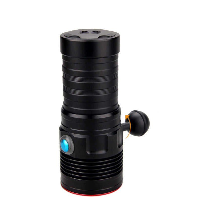 Professional diving torch with water-proof LED charging