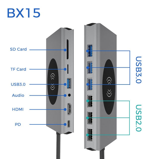 TYPE-C notebook HUB docking station