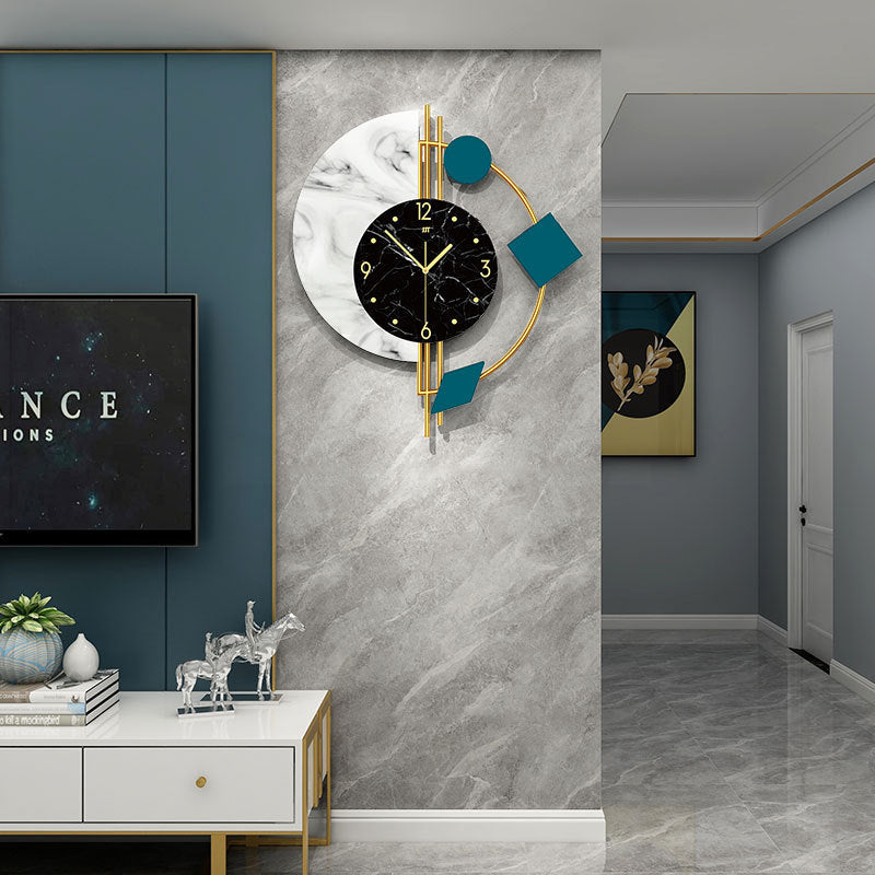 Horloges murales à Quartz simples et créatives, décoration de maison élégante pour salon