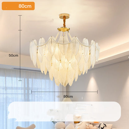 French Cream Wind Pendant Light Luxury