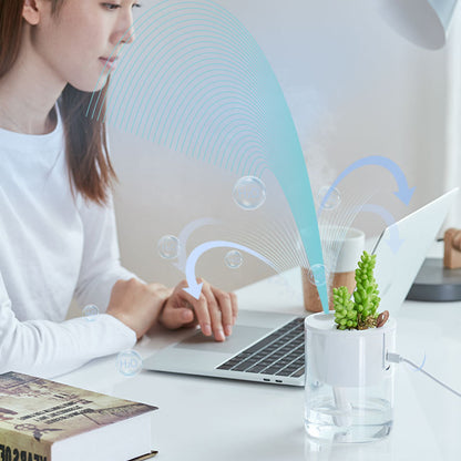 Petit humidificateur écologique créatif de grande capacité, Usb, pour bureau