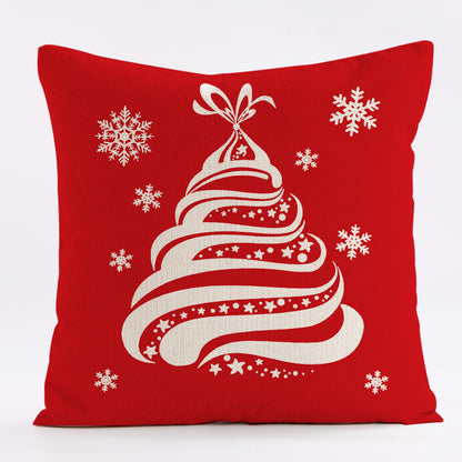 Home Fashion Simple Christmas Pillow Cover