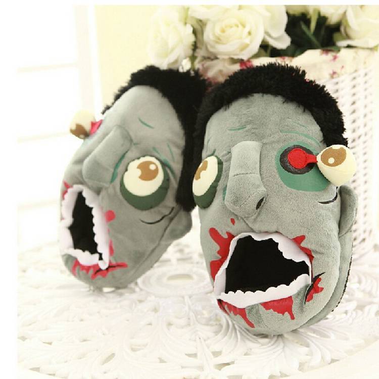 Zapatillas divertidas de zombies para Halloween de The Walking Dead