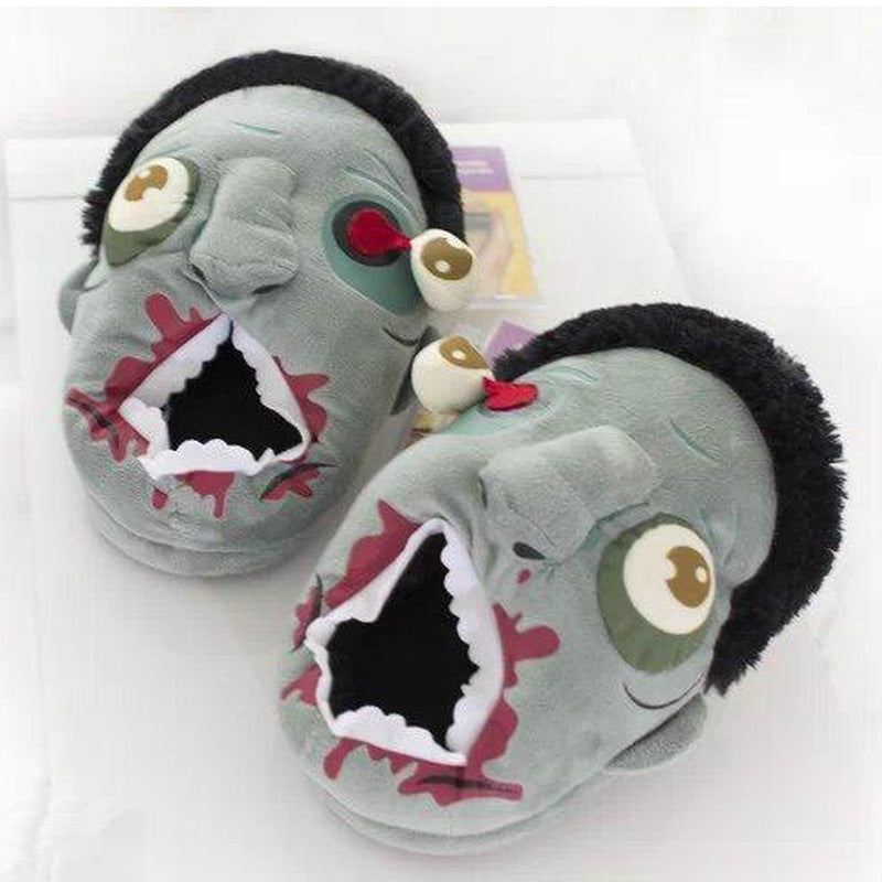 Chaussons zombies amusants d'Halloween The Walking Dead