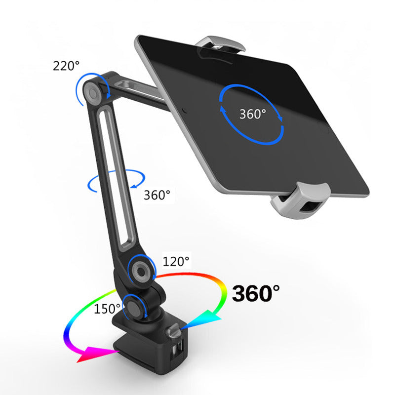 Support de téléphone portable paresseux 203B, support de diffusion en direct à clipser