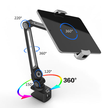 Support de téléphone portable paresseux 203B, support de diffusion en direct à clipser