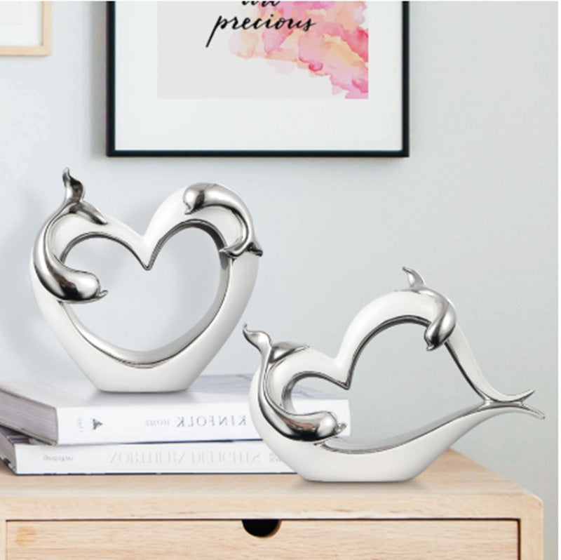 Creative Dolphin Home Ceramic Decoration