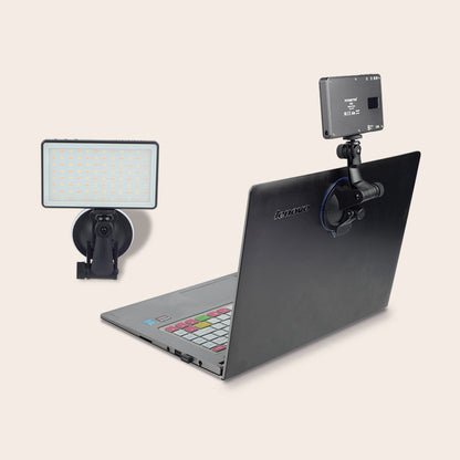 Iluminación LED para videoconferencias con portátiles