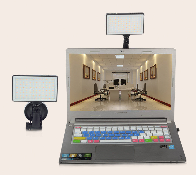 Iluminación LED para videoconferencias con portátiles