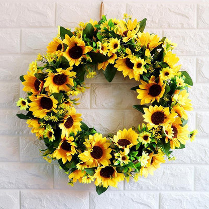 Simulation Sunflower Home Garland Door Decoration