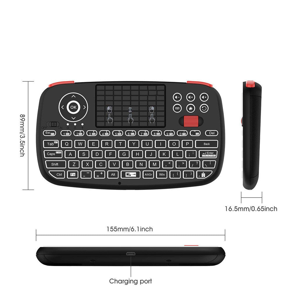 Dual Mode Mobile Phone Bluetooth Keyboard Mini Wireless 2.4g Keyboard