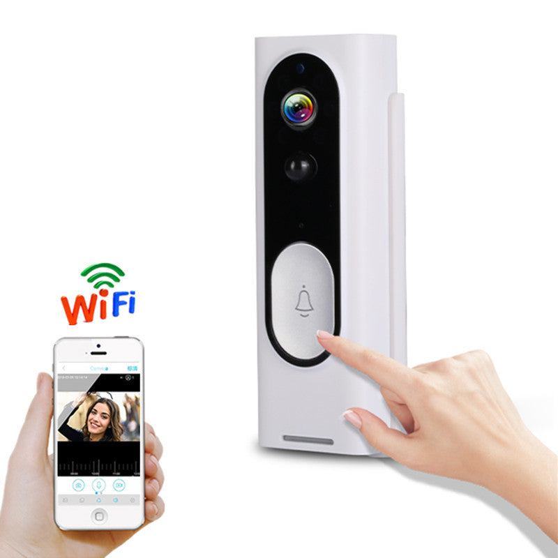 Caméra de surveillance à distance de sécurité pour maison intelligente, interphone vocal 1080P, sonnette vidéo WiFi sans fil