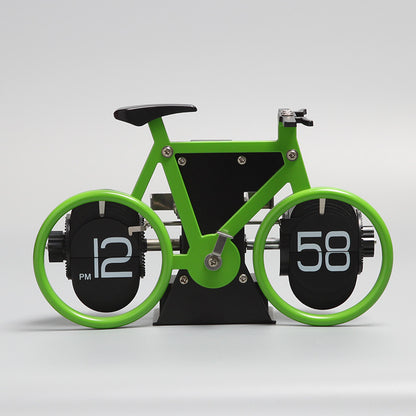 Reloj con tapa creativo, reloj con forma de bicicleta, alarma de mesa, reloj de viaje, decorativo para el hogar