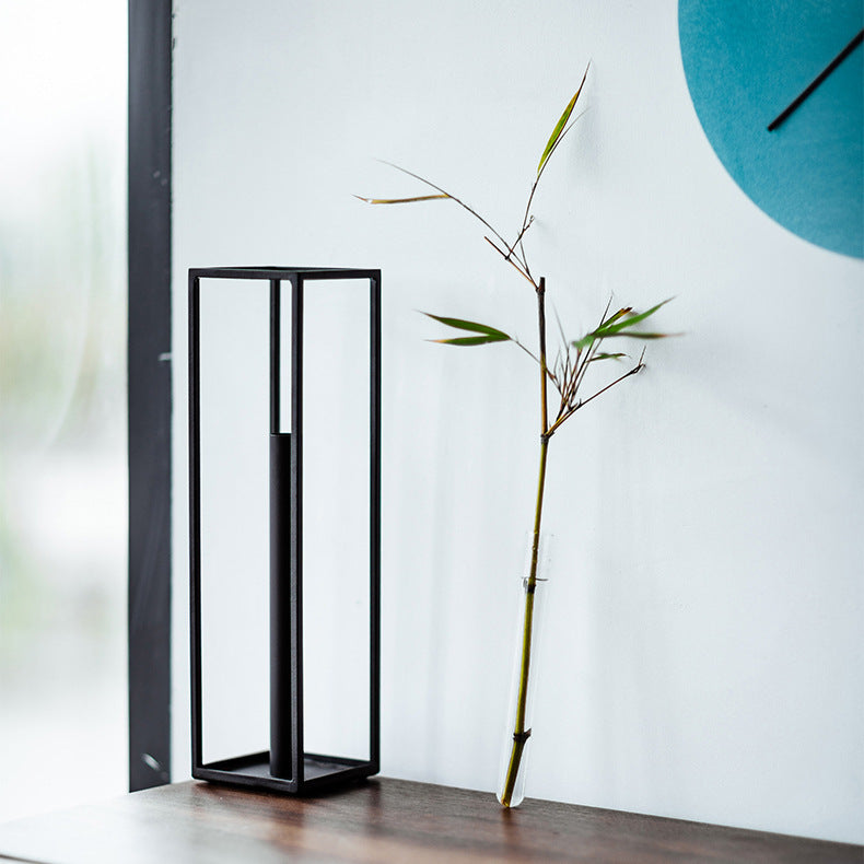 Decoración De Mesa De Té De Estilo Japonés Y Zen, Arreglo Floral, Espectáculo De Arte De Té, Planta De Espacio De Té