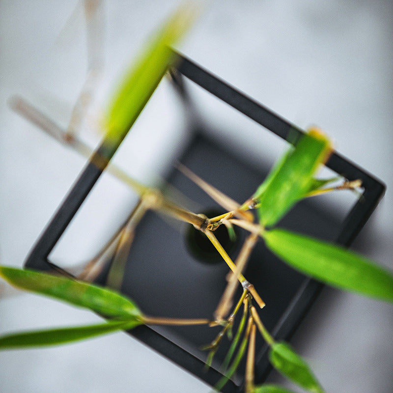 Decoración De Mesa De Té De Estilo Japonés Y Zen, Arreglo Floral, Espectáculo De Arte De Té, Planta De Espacio De Té