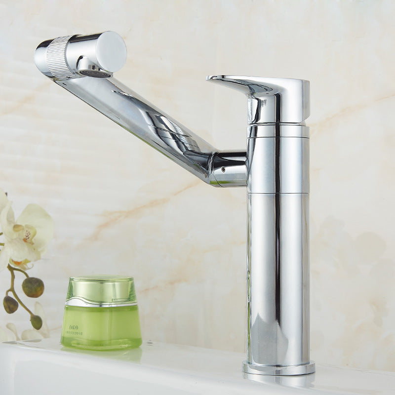 Rotatable Faucet For Hot And Cold Wash Basins