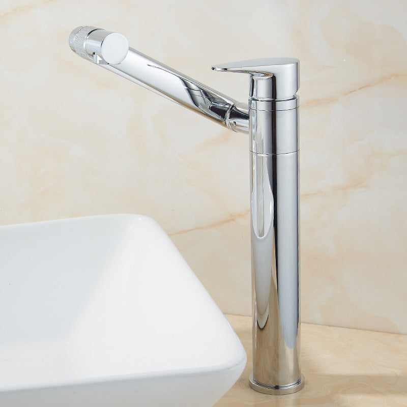 Rotatable Faucet For Hot And Cold Wash Basins