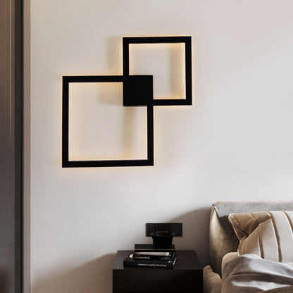 Modern Creative Geometric Square Aisle Wall Decoration Lamps