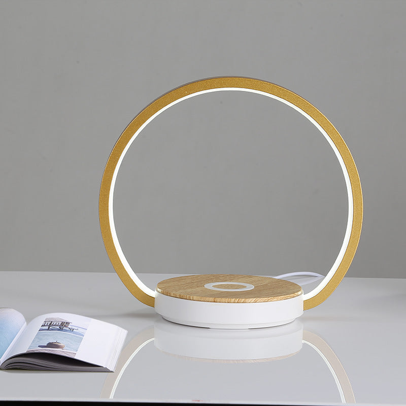 Wireless Charging Bedside Lamp Table Lamp Bedroom Simple Modern Creative Nordic Eye Protection Desk