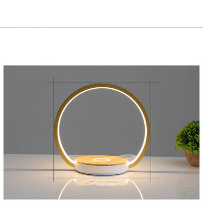 Wireless Charging Bedside Lamp Table Lamp Bedroom Simple Modern Creative Nordic Eye Protection Desk