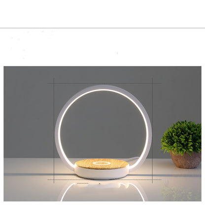 Wireless Charging Bedside Lamp Table Lamp Bedroom Simple Modern Creative Nordic Eye Protection Desk