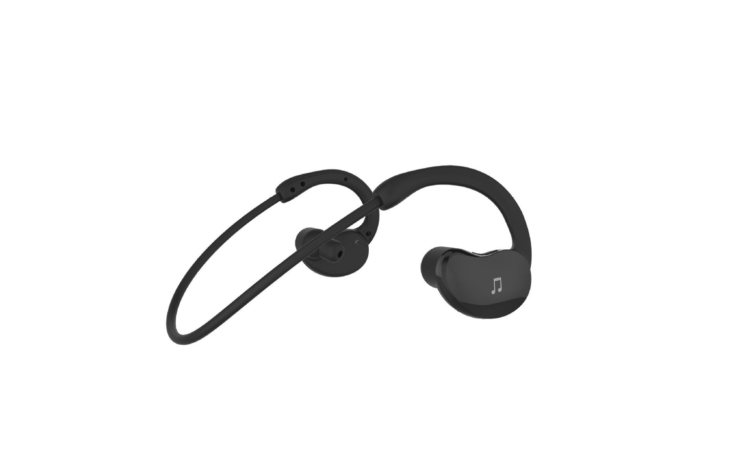 Casque Bluetooth deux-en-un carte intégrée 32GMP3 casque de musique de sport monté sur l'oreille