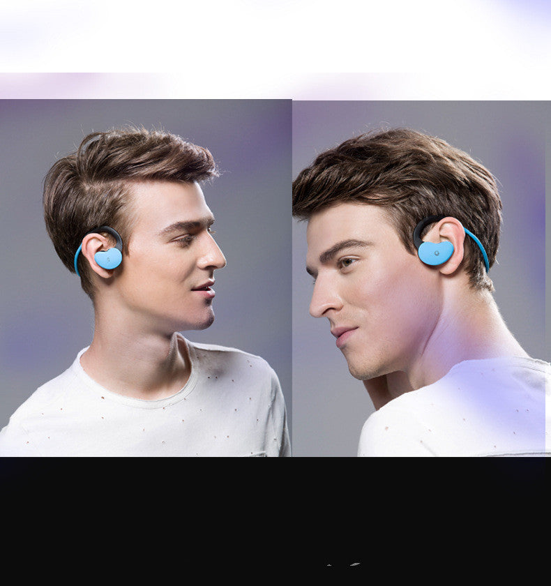 Casque Bluetooth deux-en-un carte intégrée 32GMP3 casque de musique de sport monté sur l'oreille