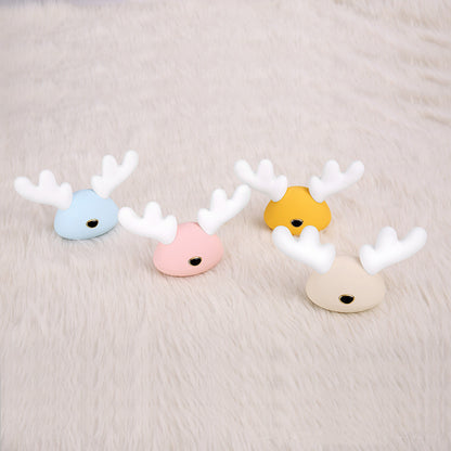 USB LED Night Light Deer Little antler Cartoon Deer Night LightsChanging Night Light Lamp