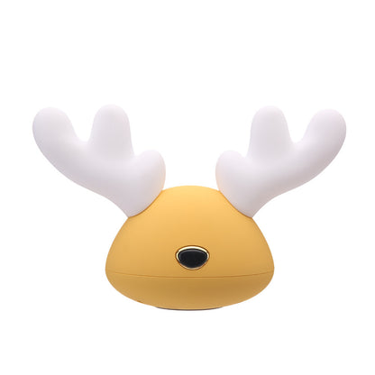 USB LED Night Light Deer Little antler Cartoon Deer Night LightsChanging Night Light Lamp