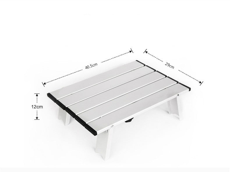 Camping Beach Outdoor Mini Ultra Light Aluminum Folding Table