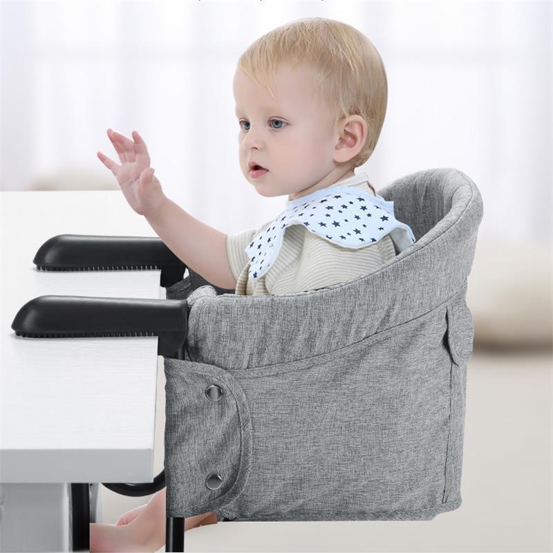 Silla auxiliar plegable para mesa de comer para bebés