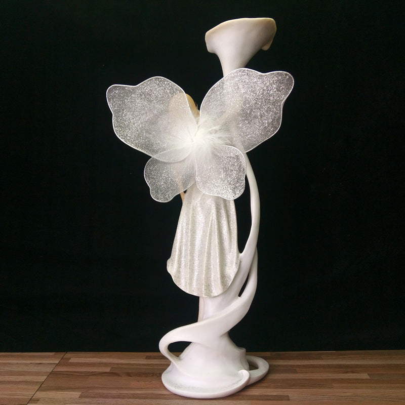 Angel Resin Candle Holder American Dining Table Decoration Chinese Wedding Romance