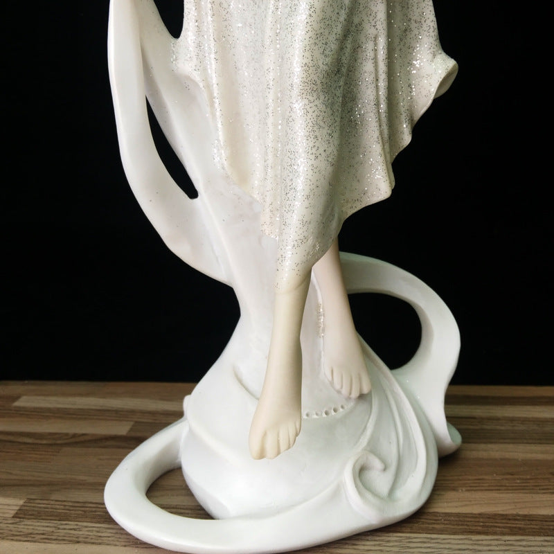 Angel Resin Candle Holder American Dining Table Decoration Chinese Wedding Romance