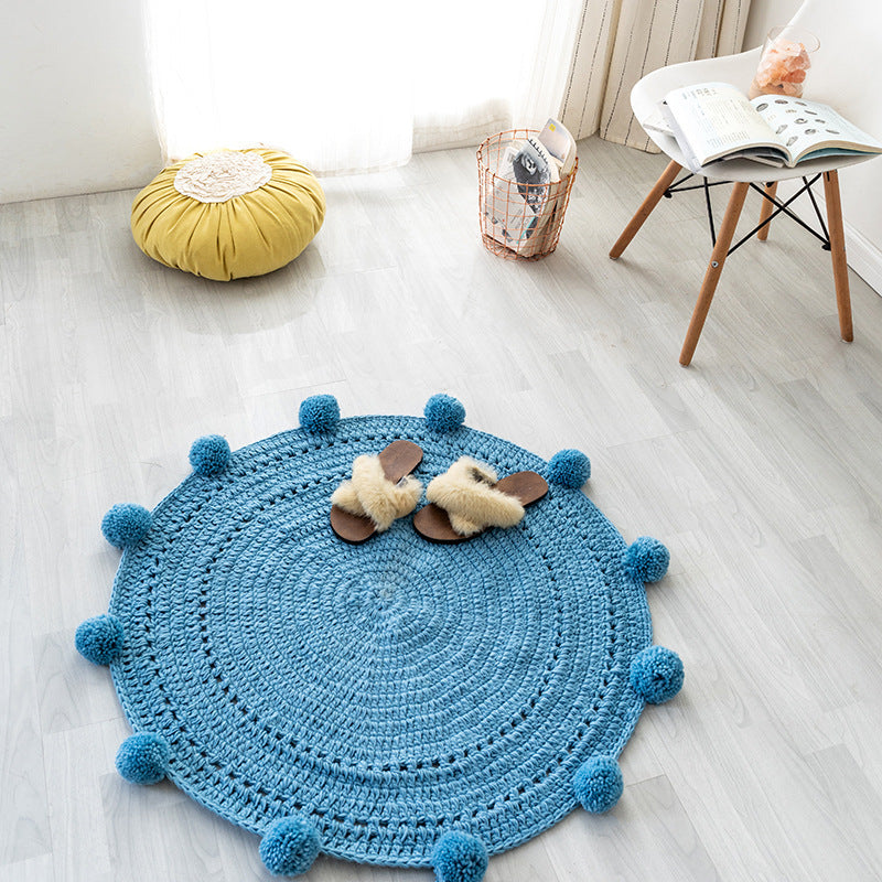 Tapis de balle faits à la main, décoration de chambre d'enfant