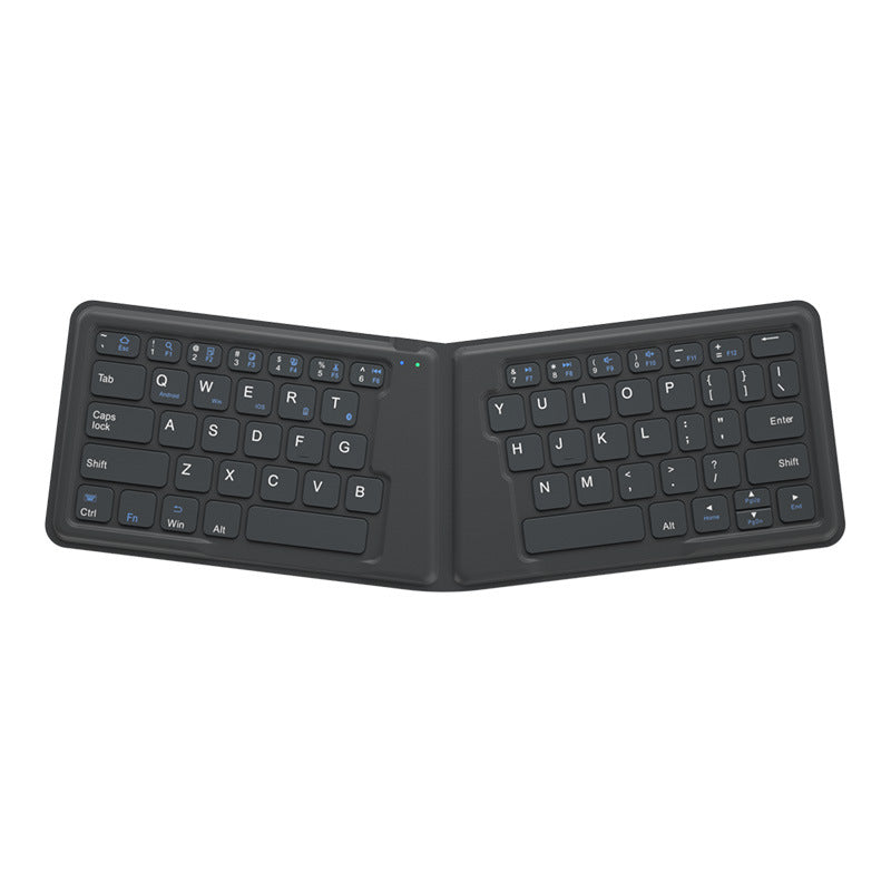 Compatible con Apple, teclado Bluetooth plegable aeroespacial, iPad, tableta, teléfono, teclado universal de oficina