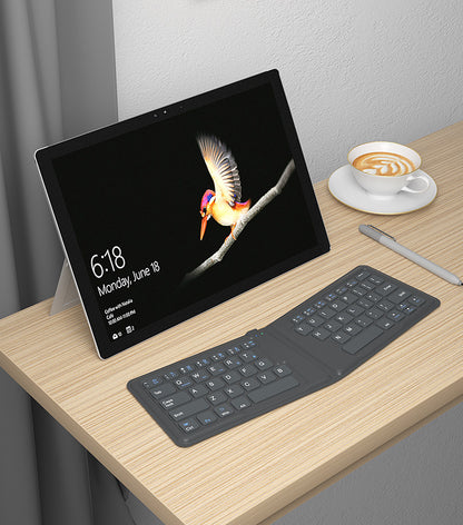 Compatible avec Apple, clavier Bluetooth pliable aérospatial, iPad, tablette, téléphone, clavier de bureau universel