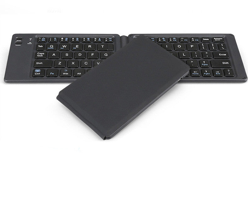 Compatible con Apple, teclado Bluetooth plegable aeroespacial, iPad, tableta, teléfono, teclado universal de oficina