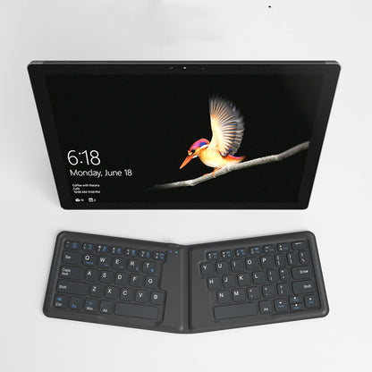 Compatible avec Apple, clavier Bluetooth pliable aérospatial, iPad, tablette, téléphone, clavier de bureau universel