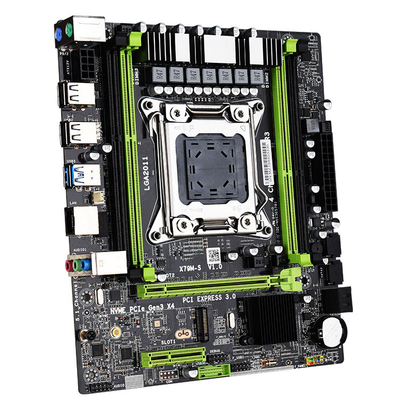 The new X79 computer motherboard 2011 pin supports Zhiqiang E5