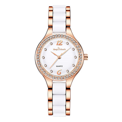 Relojes de mujer Relojes de pulsera femeninos de cuarzo de lujo