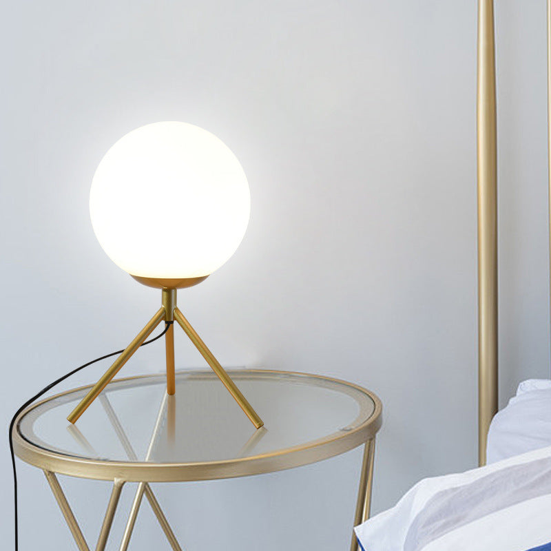 Lampe de table d'art en fer de luxe, lumière moderne