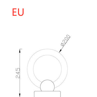 Lámpara circular de arte de madera Estilo nórdico Sala de estar Comedor Lámparas de arte