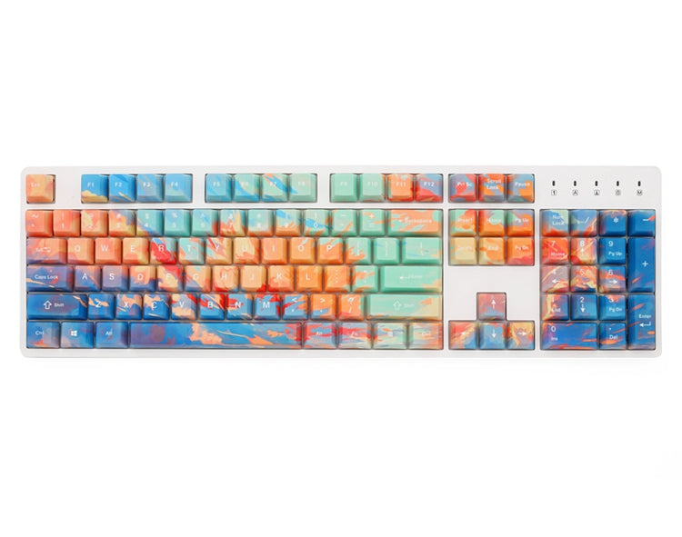 Five-Sided Sublimation Sunset Keycap Oem Keycap Mechanical Keyboard Customization